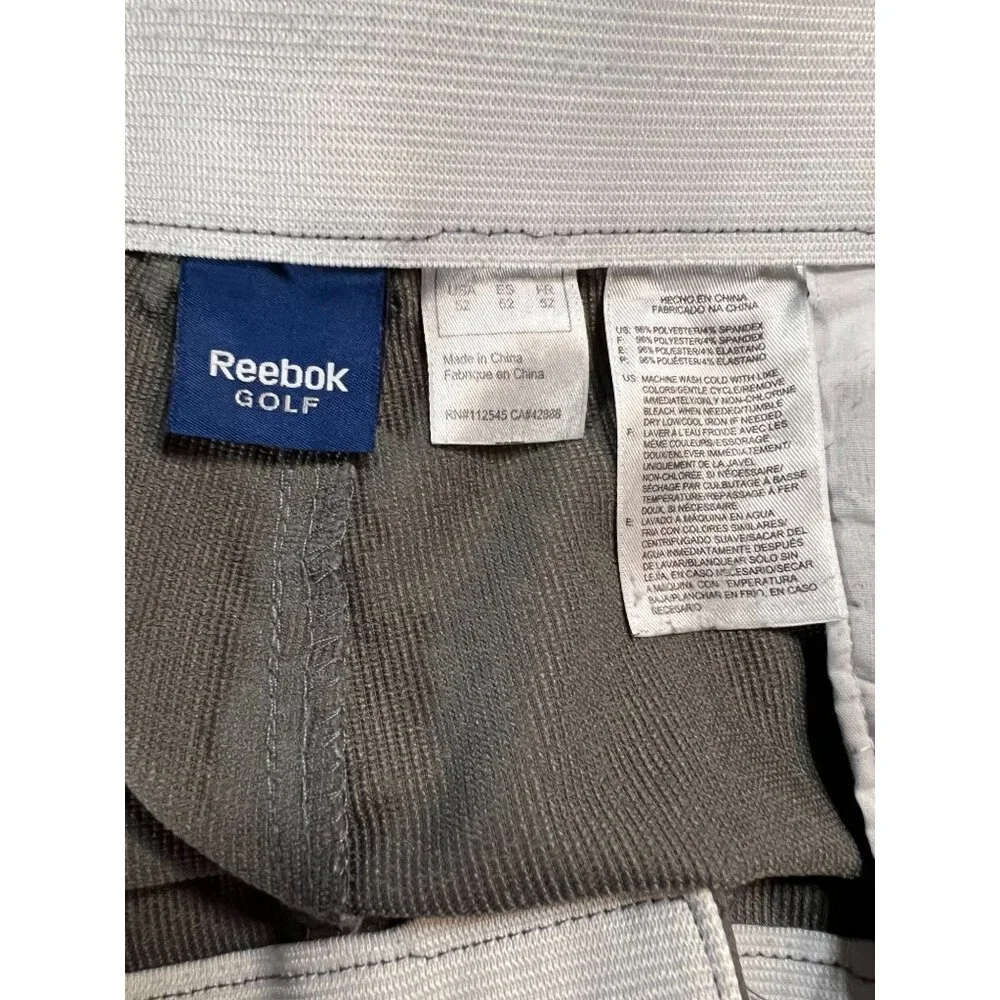 Reebok Golf Mens Gray Athletic Activewear Shorts Size 52 Comfort Waist - Picture 4 of 5